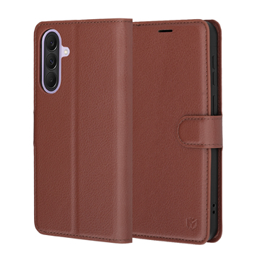 Torbica Techsuit "Leather Folio" za Samsung Galaxy A57 - smeđ