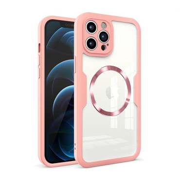 Hibridna Full Body maskica Techsuit "ColorVerse 360 MagSafe" za iPhone 12 Pro Max - pink