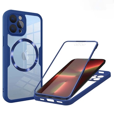 Hibridna Full Body maskica Techsuit "ColorVerse 360 MagSafe" za iPhone 13 Pro - blue