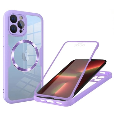Hibridna Full Body maskica Techsuit "ColorVerse 360 MagSafe" za iPhone 13 Pro - purple