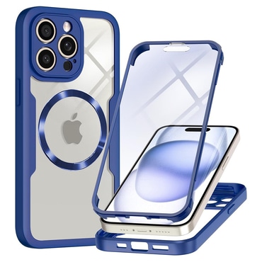 Hibridna Full Body maskica Techsuit "ColorVerse 360 MagSafe" za iPhone 14 Pro Max - blue