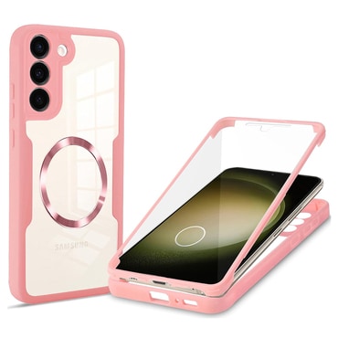 Hibridna Full Body maskica Techsuit "ColorVerse 360 MagSafe" za Samsung Galaxy S23 Plus - pink