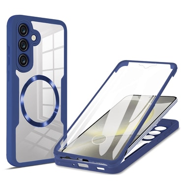 Hibridna Full Body maskica Techsuit "ColorVerse 360 MagSafe" za Samsung Galaxy S24 Plus - blue