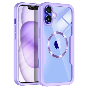 Hibridna Full Body maskica Techsuit "ColorVerse 360 MagSafe" za iPhone 16 - purple