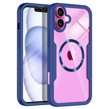 Hibridna Full Body maskica Techsuit "ColorVerse 360 MagSafe" za iPhone 16 Plus - blue