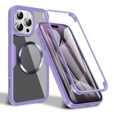 Hibridna Full Body maskica Techsuit "ColorVerse 360 MagSafe" za iPhone 16 Pro - purple