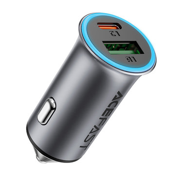 Auto punjač 95W Acefast "B16" USB-C PD3.0 - metal gray