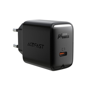 Zidni 20W punjač Acefast "A1" PD, QC 3.0, pametni čip - black
