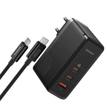 Zidni 240W punjač Baseus "GaN5 Pro Digital" 2x USB-C + USB-A - black