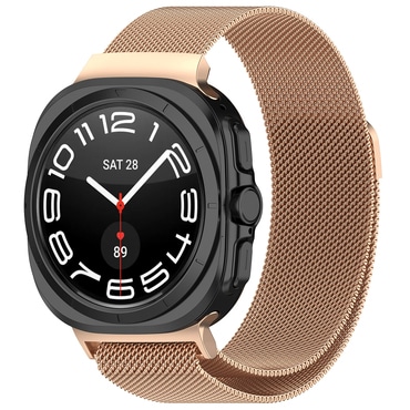 Metalna narukvica Techsuit "W009" za Samsung Galaxy Watch Ultra 47mm / Galaxy Watch Ultra 2 - ružičasto zlatno