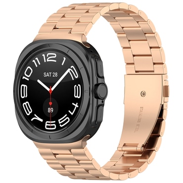 Metalni remen Techsuit "W010" za Samsung Galaxy Watch Ultra 47mm / Galaxy Watch Ultra 2 - ružičasto zlatno