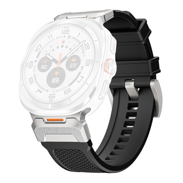 Silikonski remen Techsuit "W068" za Samsung Galaxy Watch Ultra 47mm / Galaxy Watch Ultra 2 - crni