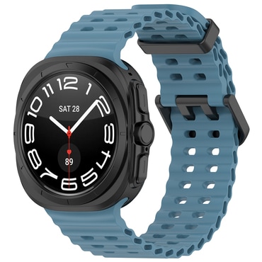 Silikonski remen Techsuit "W062" za Samsung Galaxy Watch Ultra 47mm / Galaxy Watch Ultra 2 - svijetlo plav