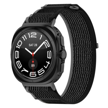 Silikonski remen Techsuit "W054" za Samsung Galaxy Watch Ultra 47mm / Galaxy Watch Ultra 2 - crni