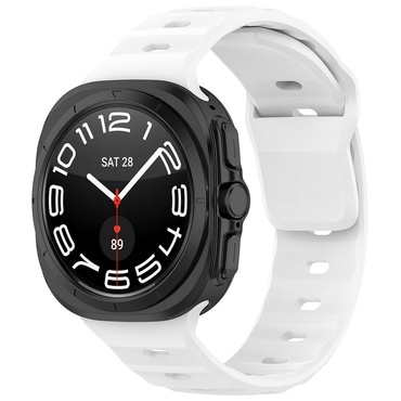 Silikonski remen Techsuit "W055" za Samsung Galaxy Watch Ultra 47mm / Galaxy Watch Ultra 2 - bijel