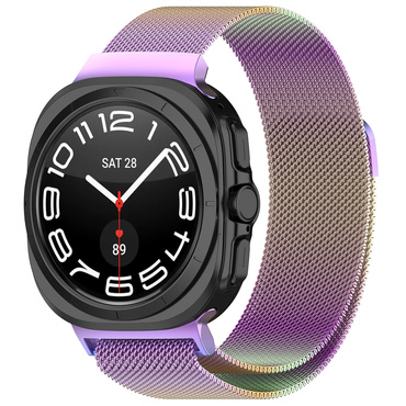 Metalna narukvica Techsuit "W009" za Samsung Galaxy Watch Ultra 47mm / Galaxy Watch Ultra 2 - ljubičasta