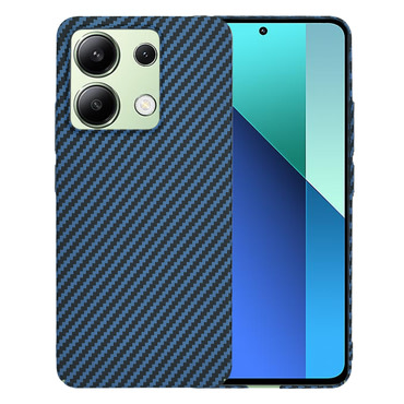 Čvrsta TPU maska Techsuit "Carbonite FiberShell" za Xiaomi Redmi Note 13 4G - cyan