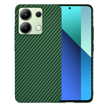 Čvrsta TPU maska Techsuit "Carbonite FiberShell" za Xiaomi Redmi Note 13 4G - green