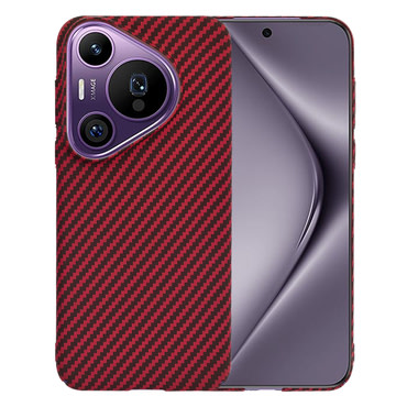 Čvrsta TPU maska Techsuit "Carbonite FiberShell" za Huawei Pura 70 Pro - red