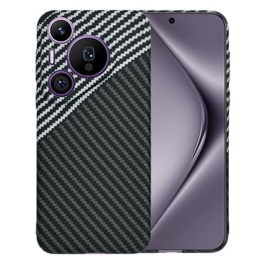 Čvrsta TPU maska Techsuit "Carbonite FiberShell" za Huawei Pura 70 Pro - stealth gray