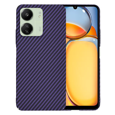 Čvrsta TPU maska Techsuit "Carbonite FiberShell" za Xiaomi Redmi 13C 4G / Poco C65 / Redmi 13C 5G - purple