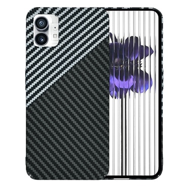 Čvrsta TPU maska Techsuit "Carbonite FiberShell" za Nothing Phone (1) - stealth gray
