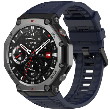 Silikonski remen Techsuit "W067" za Amazfit T-Rex 3 - plav