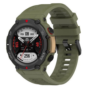 Silikonski remen Techsuit "W067" za Amazfit T-Rex 2 - tamno zelen