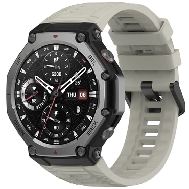 Silikonski remen Techsuit "W067" za Amazfit T-Rex 3 - bež