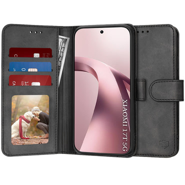Torbica Techsuit "Diary Book" za Xiaomi 17T - crn