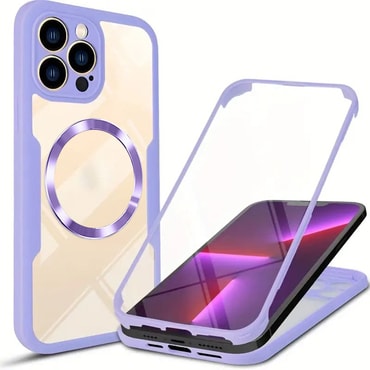 Hibridna Full Body maskica Techsuit "ColorVerse 360 MagSafe" za iPhone 13 Pro Max - purple