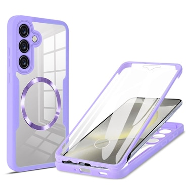 Hibridna Full Body maskica Techsuit "ColorVerse 360 MagSafe" za Samsung Galaxy S25 Plus - purple