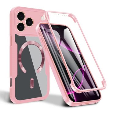 Hibridna Full Body maskica Techsuit "ColorVerse 360 MagSafe" za iPhone 17 Pro - pink