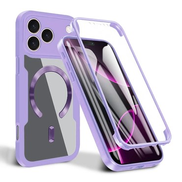 Hibridna Full Body maskica Techsuit "ColorVerse 360 MagSafe" za iPhone 17 Pro - purple