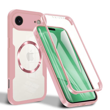 Hibridna Full Body maskica Techsuit "ColorVerse 360 MagSafe" za iPhone Air - pink