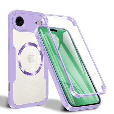 Hibridna Full Body maskica Techsuit "ColorVerse 360 MagSafe" za iPhone Air - purple