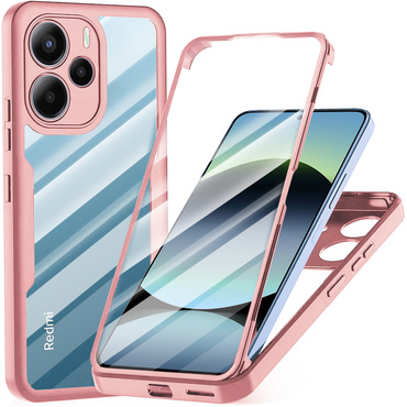 Hibridna Full Body maskica Techsuit "ColorVerse 360" za Xiaomi Redmi Note 14 4G - pink