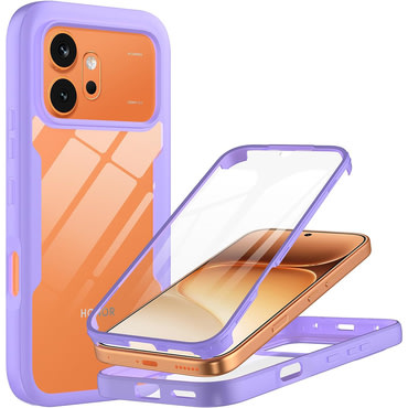 Hibridna Full Body maskica Techsuit "ColorVerse 360" za Honor 600 / 600 Pro - purple