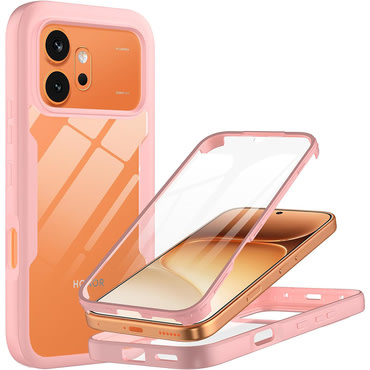 Hibridna Full Body maskica Techsuit "ColorVerse 360" za Honor 600 / 600 Pro - pink
