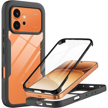Hibridna Full Body maskica Techsuit "ColorVerse 360" za Honor 600 / 600 Pro - black