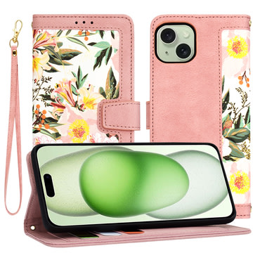 Torbica Techsuit "FlipCraft" za iPhone 15 Plus - sweetheart pink