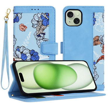 Torbica Techsuit "FlipCraft" za iPhone 15 Plus - vibrant blue