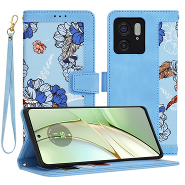 Torbica Techsuit "FlipCraft" za Motorola Edge 40 - vibrant blue