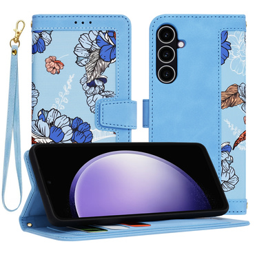 Torbica Techsuit "FlipCraft" za Samsung Galaxy S23 FE - vibrant blue