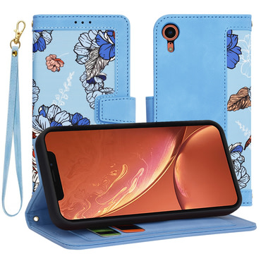 Torbica Techsuit "FlipCraft" za iPhone XR - vibrant blue