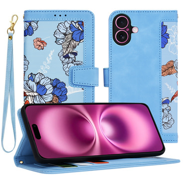 Torbica Techsuit "FlipCraft" za iPhone 16 Plus - vibrant blue