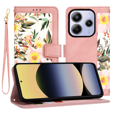 Torbica Techsuit "FlipCraft" za Xiaomi Redmi Note 14 5G - sweetheart pink