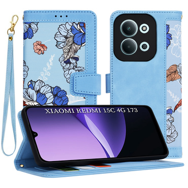 Torbica Techsuit "FlipCraft" za Xiaomi Redmi 15C 4G / 5G - vibrant blue