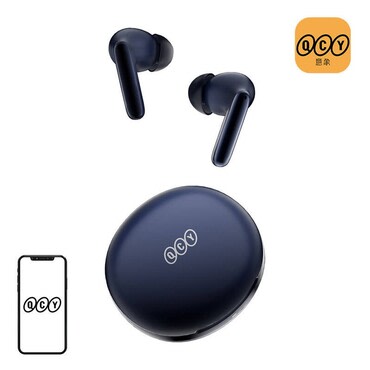 Bluetooth slušalice QCY "T13 ANC2" s ANC tehnologijom i 4 mikrofona - blue