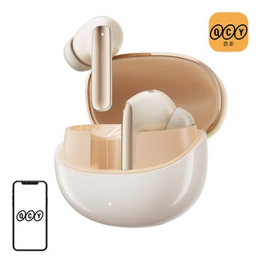 Bluetooth slušalice QCY "MeloBuds Pro HT08" ANC, Hi-Res Audio - gold